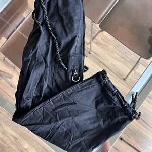 Maniere De Voir Dark Joggers with Rope Detail